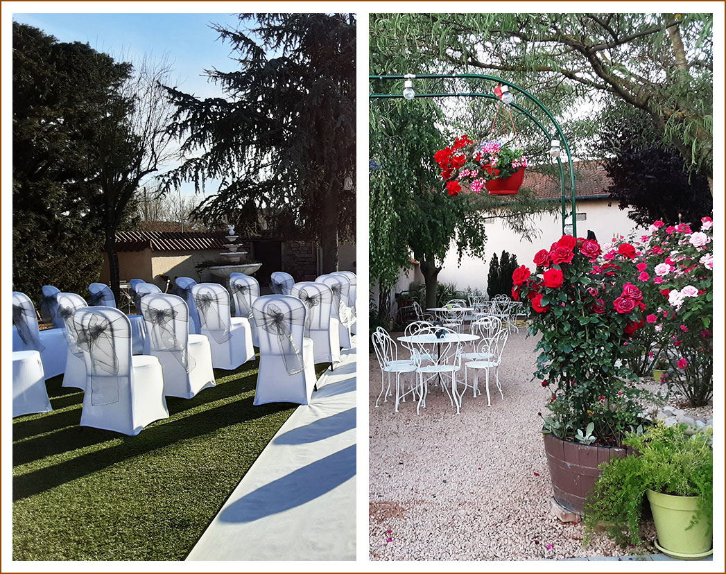 Salle de réception avec jardin Lyon, Salle de réception avec jardin Rhône, Salle de réception avec jardin l'Ain